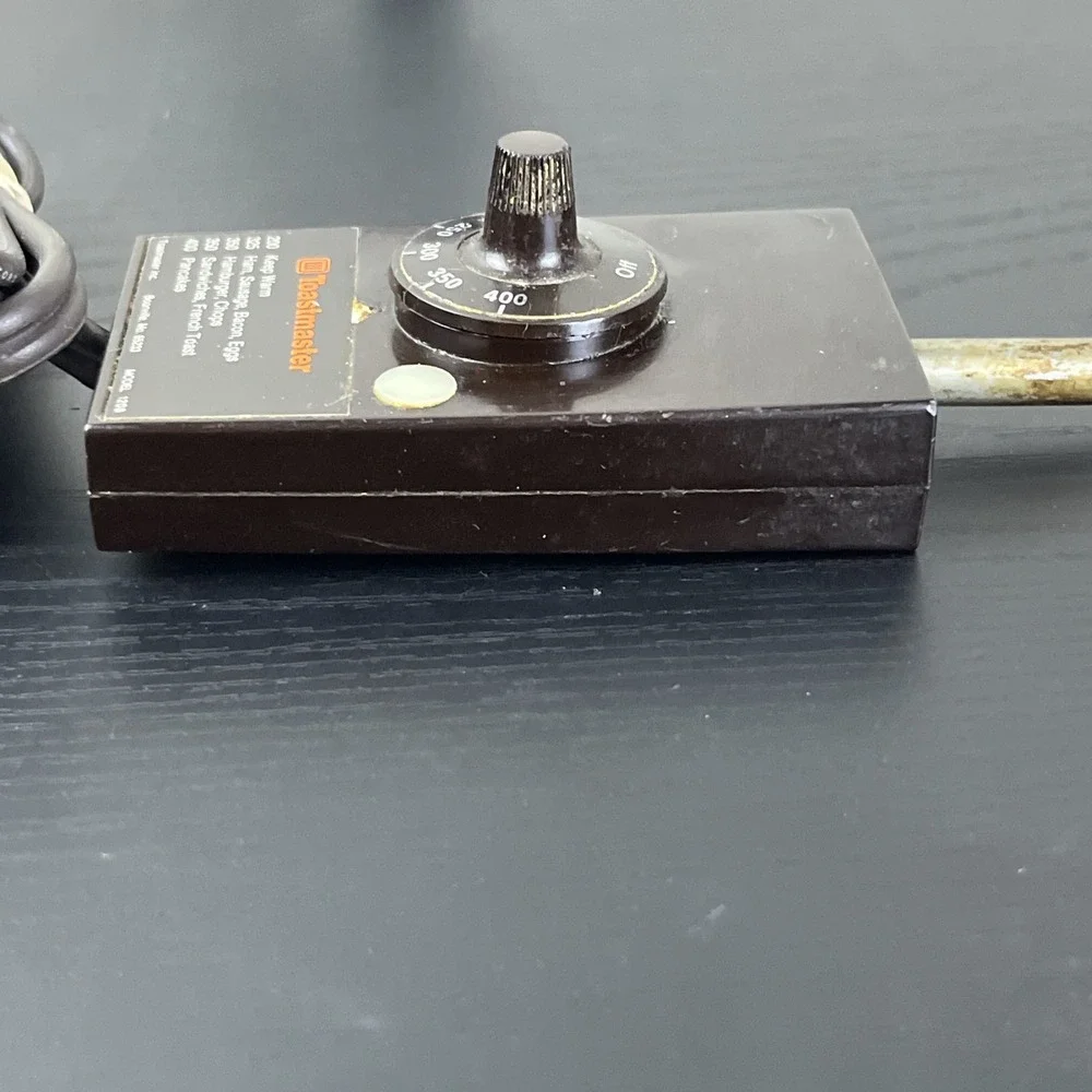 Vintage Toastmaster 1226 Heat Control Probe 1500W Skillet Griddle Cord